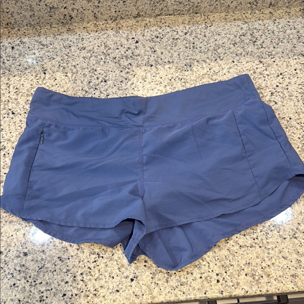 Title nine Blue Athletic Shorts Lightweight Stretch